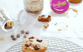 Cookie à la Purée d'Amande Complète Crunchy (by Happy_and_veggy)